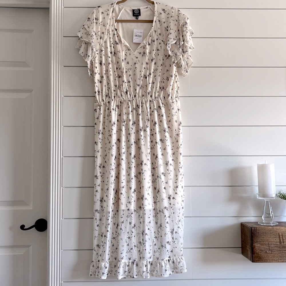 Bobeau Floral Dress NEW
